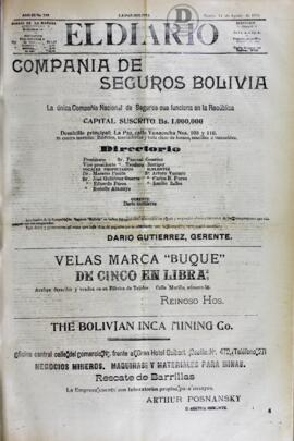 El Diario, edición del 14 de agosto de 1906