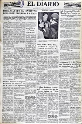 El Diario, edición del 8 de noviembre de 1953