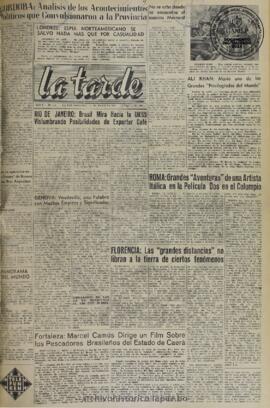 La Tarde, edición del 13 de mayo de 1960