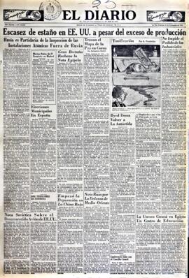 El Diario, edición del 25 de noviembre de 1951