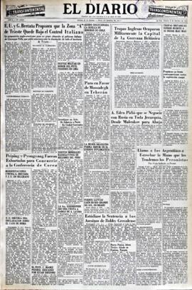 El Diario, edición del 9 de octubre de 1953