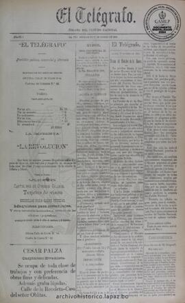 El Telegrafo, edición del 22 de enero de 1896