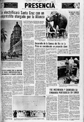 Presencia, edición del 25 de septiembre de 1966