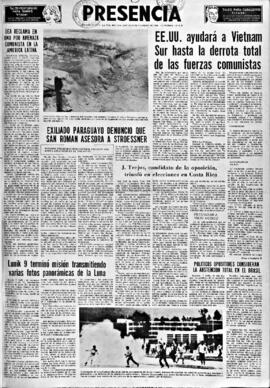 Presencia, edición del 8 de febrero de 1966