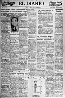 El Diario, edición del 15 de agosto de 1954