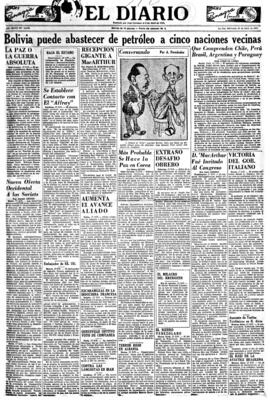 El Diario, edición del 18 de abril de 1951
