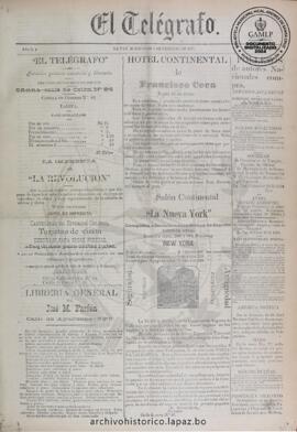 El Telegrafo, edición del 6 de febrero de 1895