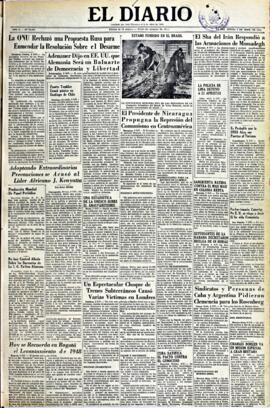 El Diario, edición del 9 de abril de 1953
