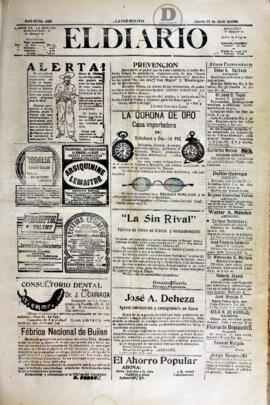 El Diario, edición del 12 de abril de 1906