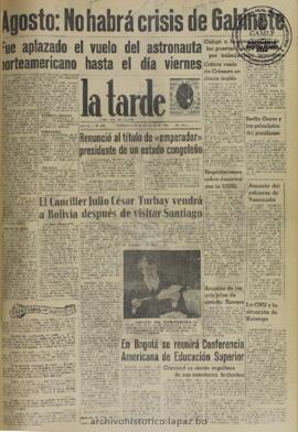 La Tarde, edición del 19 de julio de 1961