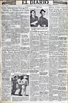 El Diario, edición del 23 de noviembre de 1953
