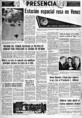 Presencia, edición del 2 de marzo de 1966