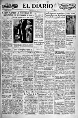 El Diario, edición del 9 de noviembre de 1954
