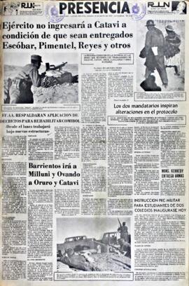La Razón, edición del 29 de mayo de 1965