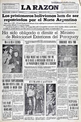 La Razón, edición del 3 de abril de 1936