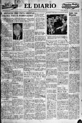 El Diario, edición del 1 de septiembre de 1954