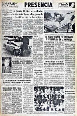 Presencia, edición del 8 de julio de 1965
