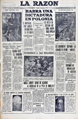 La Razón , edición del 21 de marzo de 1937