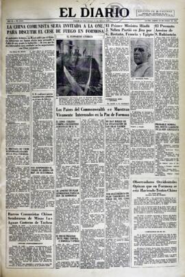 El Diario, edición del 29 de enero de 1955