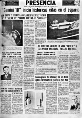 Presencia, edición del 19 de julio de 1966