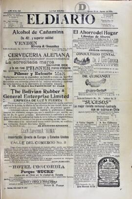 El Diario, edición del 18 de agosto de 1905