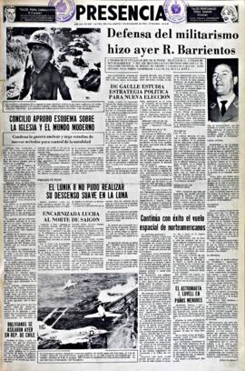 Presencia, edición del 7 de diciembre de 1965