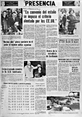 Presencia, edición del 8 de julio de 1966