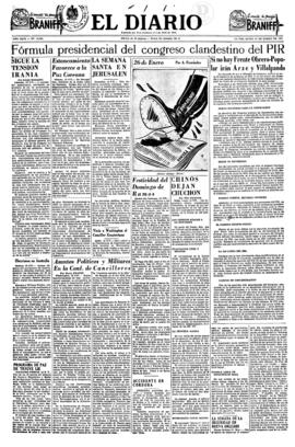 El Diario, edición del 19 de marzo de 1951