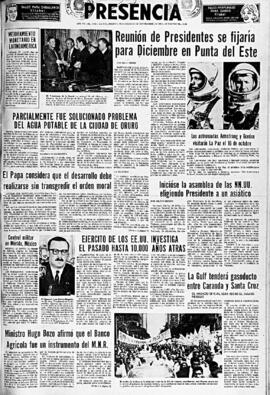 Presencia, edición del 21 de septiembre de 1966