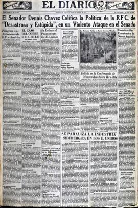 El Diario, edición del 8 de abril de 1952