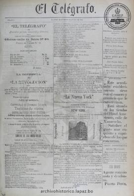 El Telegrafo, edición del 26 de junio de 1894