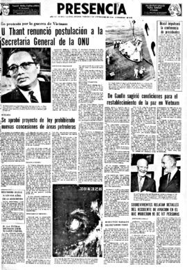 Presencia, edición del 2 de septiembre de 1966