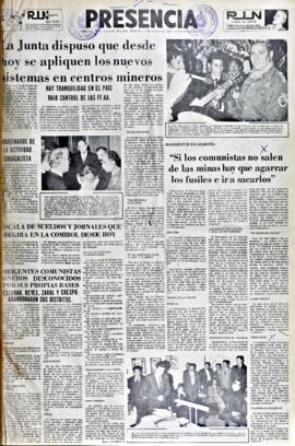 Presencia, edición del 1 de junio de 1965