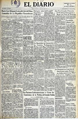 El Diario, edición del 15 de marzo de 1953