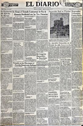 El Diario, edición del 27 de mayo de 1952