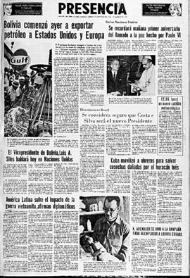 Presencia, edición del 3 de octubre de 1966