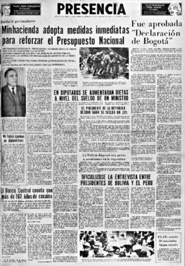 Presencia, edición del 17 de agosto de 1966