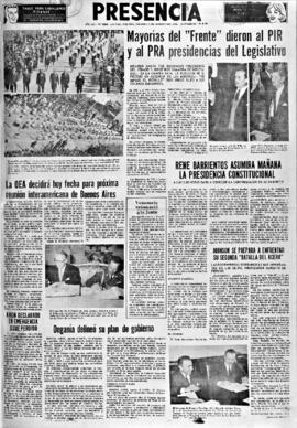 Presencia, edición del 5 de agosto de 1966
