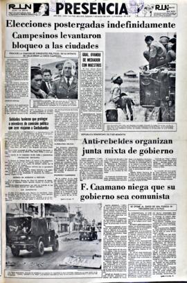 La Razón, edición del 7 de mayo de 1965