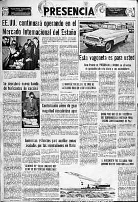 Presencia, edición del 11 de noviembre de 1966