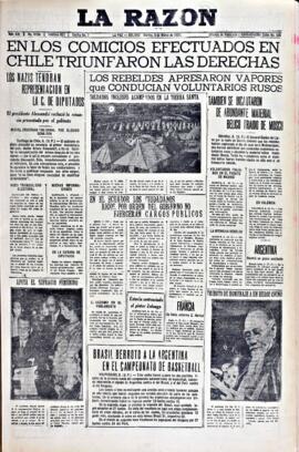 La Razón , edición del 9 de marzo de 1937