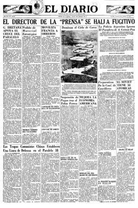 El Diario, edición del 23 de marzo de 1951