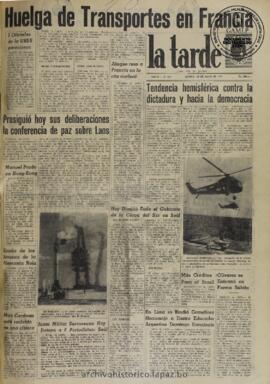 La Tarde, edición del 18 de mayo de 1961