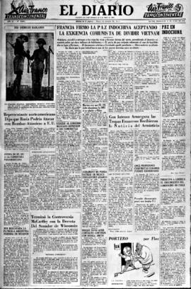 El Diario, edición del 21 de julio de 1954
