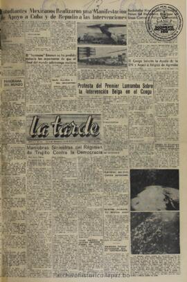 La Tarde, edición del 13 de julio de 1960