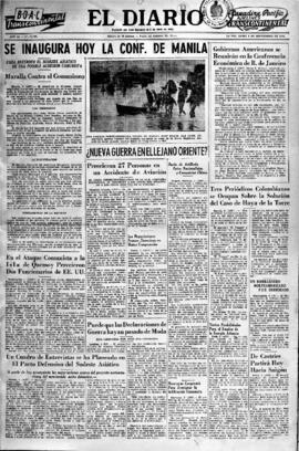 El Diario, edición del 6 de septiembre de 1954