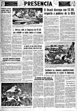 Presencia, edición del 10 de marzo de 1966