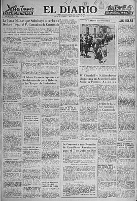 El Diario, edición del 29 de junio de 1954