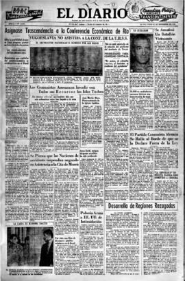 El Diario, edición del 22 de noviembre de 1954