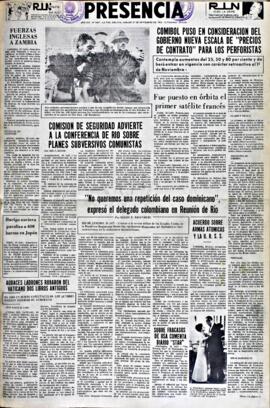 Presencia, edición del 27 de noviembre de 1965